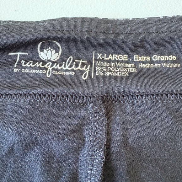 Tranquility XL Skort Black/Gray/White Beach Vacation Summer Tennis Golf - Picture 4 of 9
